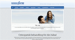 Desktop Screenshot of mediform.se